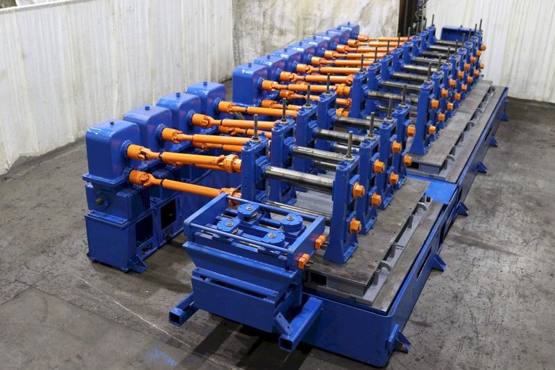 12 STAND X 4-1/2" X 32" YODER W35 RAFTED ROLLFORMER LINE: STOCK #10523