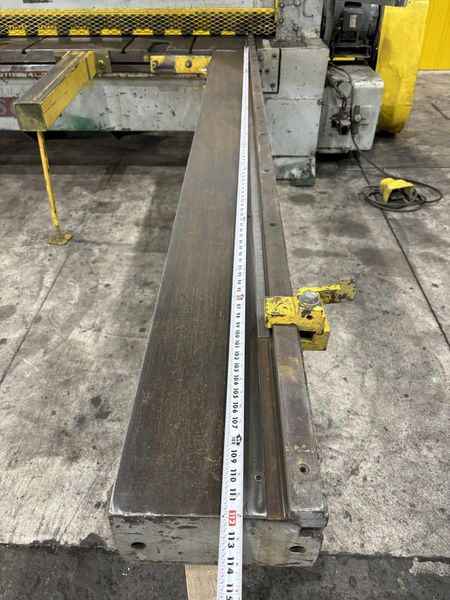 10' X 1/4" WYSONG MODEL #1025 MECHANICAL POWER SQUARING SHEAR: STOCK #21859