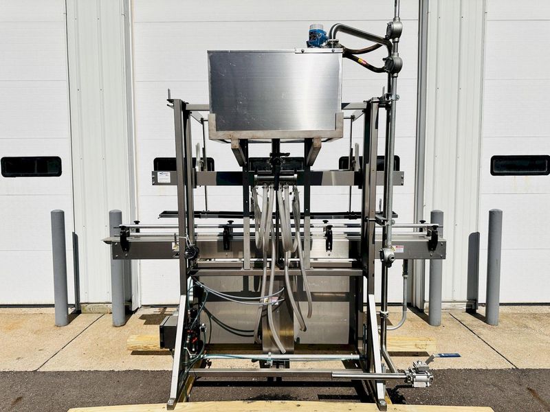 Cozzoli IFLM Four Headed Filler ||  Inline Fill-To-Level  ||  Manual Filler