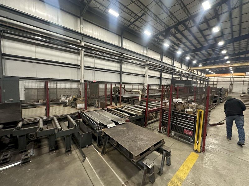 41" X 18" VOORTMAN BEAM LINE, VB1050 SAW,  V630DRILL & V808 PLASMA COPER ROBOT, NEW 2016: STOCK
