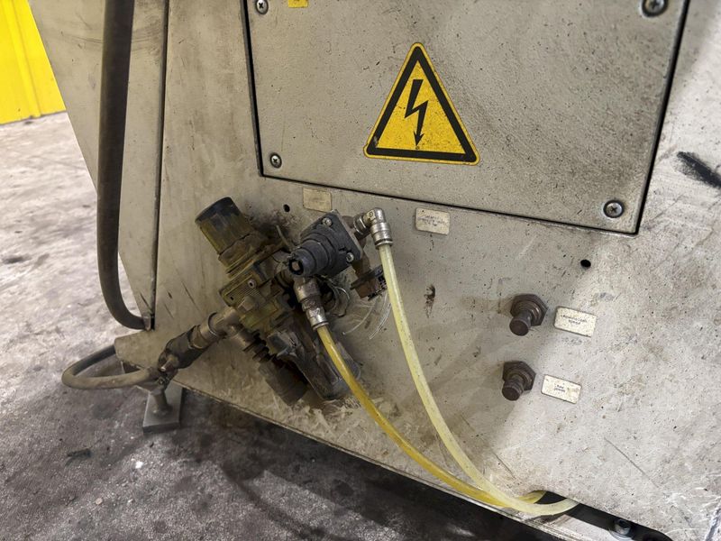 4" HIGH X 12" WIDE DIMTER OPTICUT MODEL #S50 CROSS-CUT AUTOMATIC WOOD SAW, NEW 2003: STOCK #2292