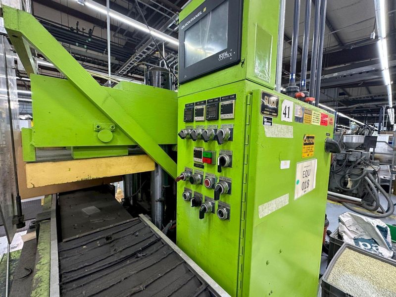 40 TON GLUCO MODEL #HVS40 HORIZONTAL INJECTION MOLDING MACHINE: STOCK #20108