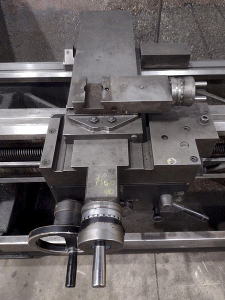 13" X 50" CLAUSING COLCHESTER MODEL #13 ENGINE LATHE 1.65" HOLE: STOCK #23357