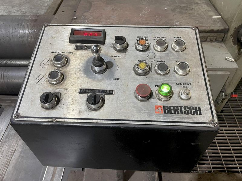 10' X 1-3/16" BERTSCH CENTURY II HYDRAULIC PLATE ROLL: STOCK #14196