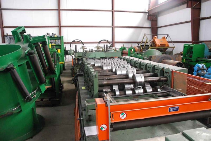 10 Stand x 3" x 54" BRADBURY M3 Ribbed Panel Rollform Line
