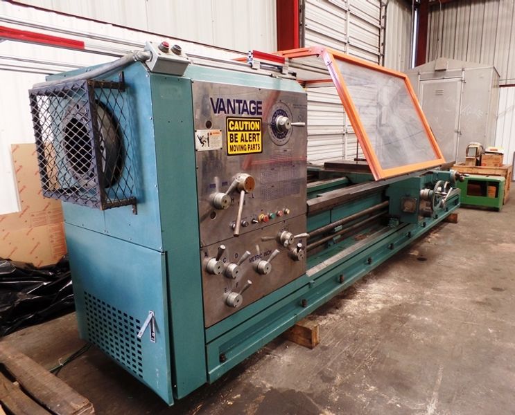 CAPACITY  Swing over bed 31” Swing over cross slide 24” Swing over gap 53” Gap width from headstock 24"  Distance between center 120”  Bed width 22”  HEADSTOCK  Spindle nose  A2-15  Spindle bore 9”     Spindle step18 steps  Spindle speed 4-428 rpm