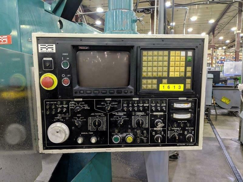 FANUC 11M, DOUBLE COLUMN, TWIN SPINDLE, UNDER POWER & RUNNING # ATC 25