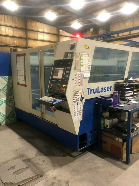 5000 Watt Trumpf 4050 Laser (2006)  6’ x 12’ Table size  Twin Table  Beam hours 16,200  Laser on hours 33,000