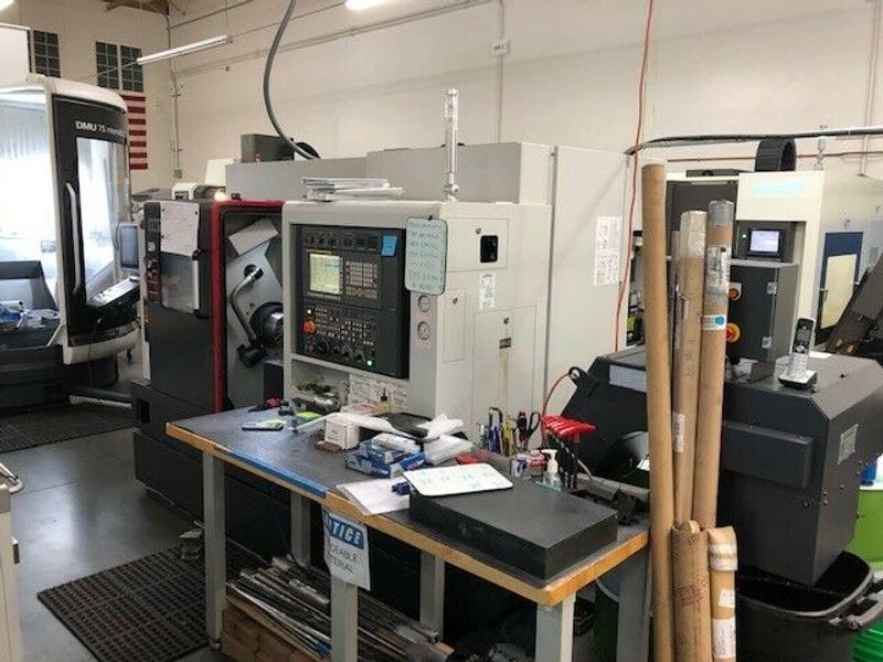 600 Hours Only 2018 SAMSUNG CNC SL-2000BSY CNC Lathe FANUC 0i-TF Y-AXIS SUB SPINDLE FULL C-AXIS LIVE TOOL 6 HOLDERS 6 live tooling holders- 2 single radial, 2 single axial, 1 double radial, 1 double axial opposed