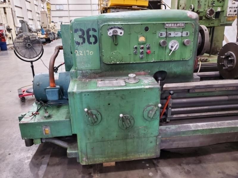 MONARCH SERIES 80 ENGINE LATHE, Dynashit, 35" x 144"
