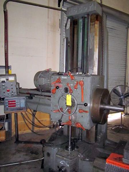 USED, 3" LAZZATI MODEL HB80P HORIZONTAL BORING MILL