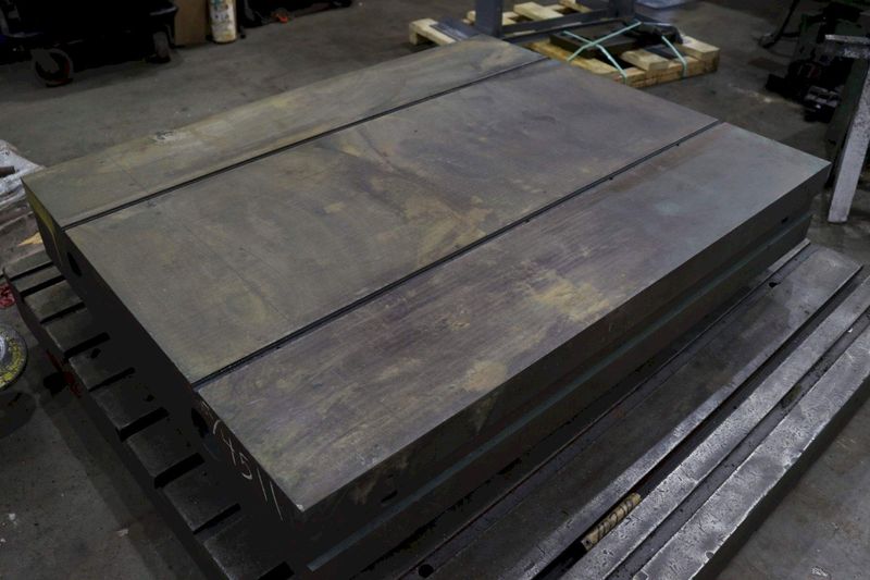 48' X 60' X 8-3/4' CAST IRON LAYOUT PLATE:   STOCK #4511