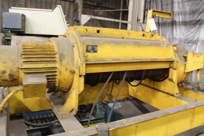 5 TON P & H ELECTRIC HOIST WITH POWER TROLLY: STOCK #17650