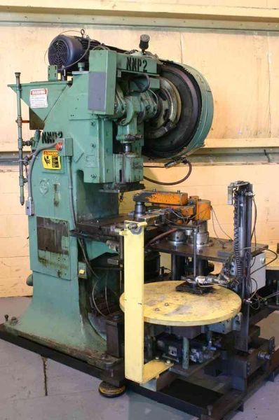 20 TON V & O GAP BED NOTCHING PRESS: STOCK #51138