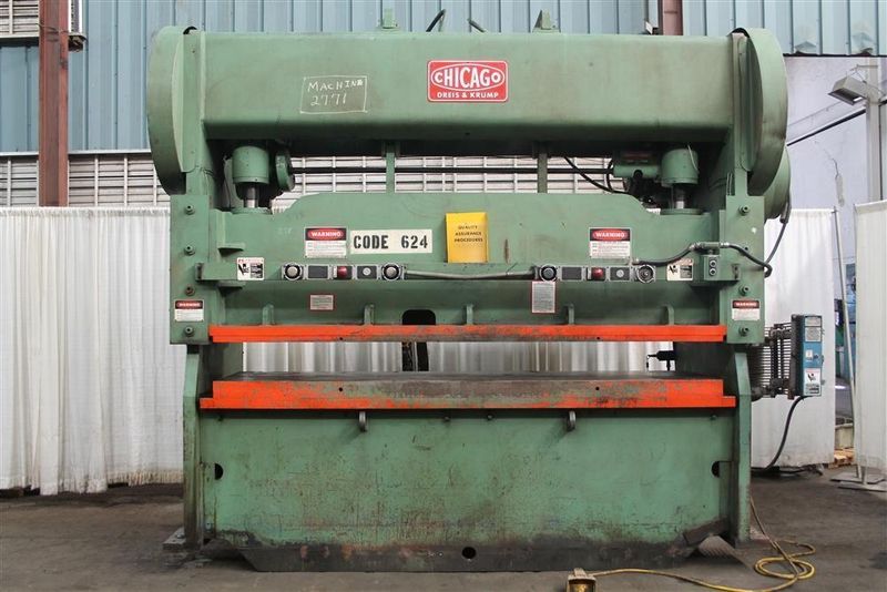 150 TON X 10' DREIS & KRUMP BRAKE/STRAIGHT SIDE PRESS: STOCK #58854