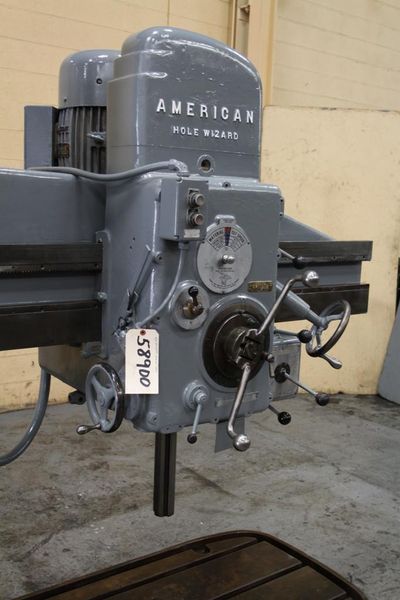 4' X 9' AMERICAN RADIAL DRILL: STOCK 58900