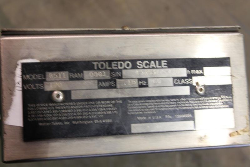 10,000 LBS TOLEDO DIGITAL SCALE: STOCK #59889