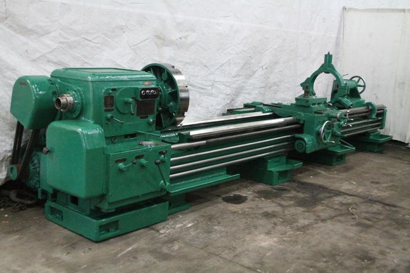 27" X 168" POREBA GAP BED ENGINE LATHE: STOCK #59823