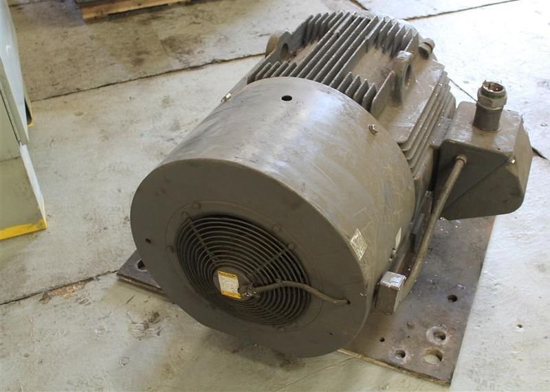 100 HP VECTOR DRIVE MOTOR WITH DRIVE:  STOCK #62942