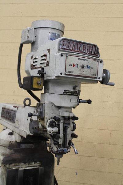 3 HP 10" X 54" BIRMINGHAM RAM TYPE VERTICAL MILL: STOCK #63982
