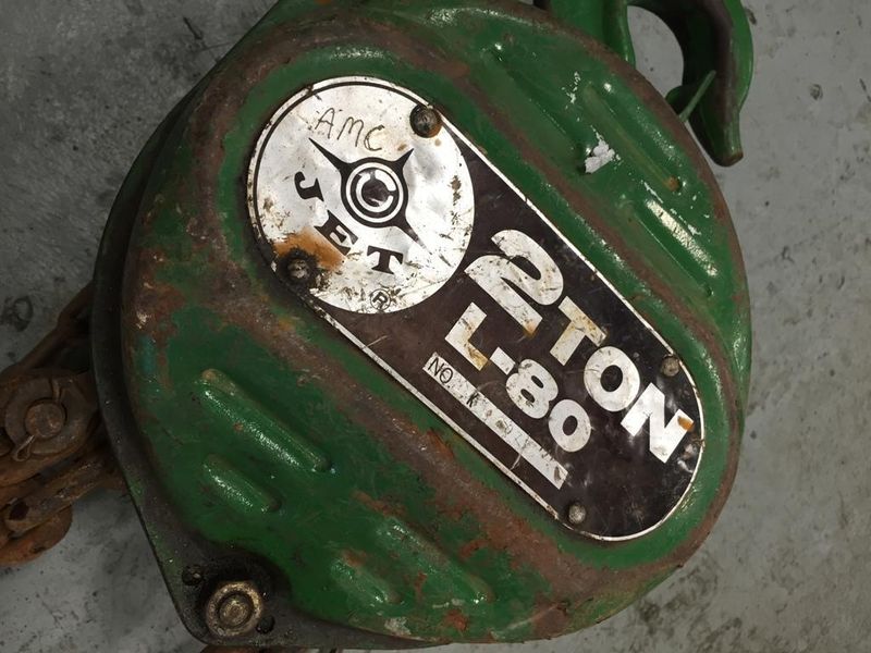 2 TON JET MANUAL LIFT CHAIN HOIST STOCK: 64131