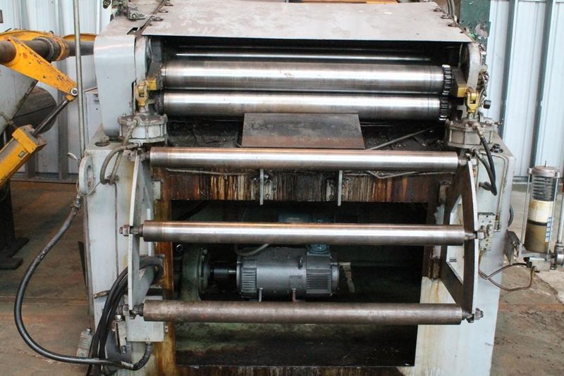 42' X .060' AUTOMATIC FEED STRAIGHTENER & THREADING TABLE: STOCK #64189