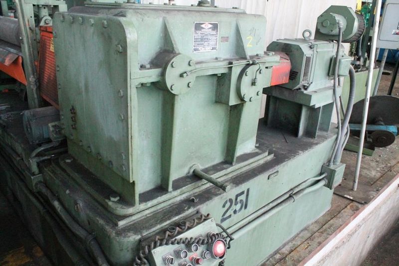 48' X 16 GA MCKAY 7-ROLL BACKED UP STRAIGHTENER : STOCK #64602