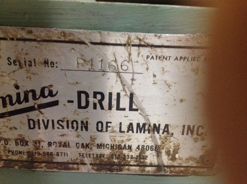 LAMINA DRILL PORTABLE MAGNETIC DRILLING & TAPPING MACHINE: STOCK 65530