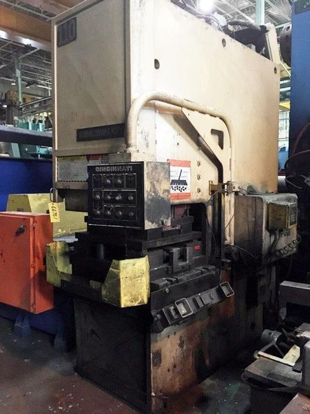 110 TON CINCINNATI OBS HYDRAULIC PRESS: STOCK #66761