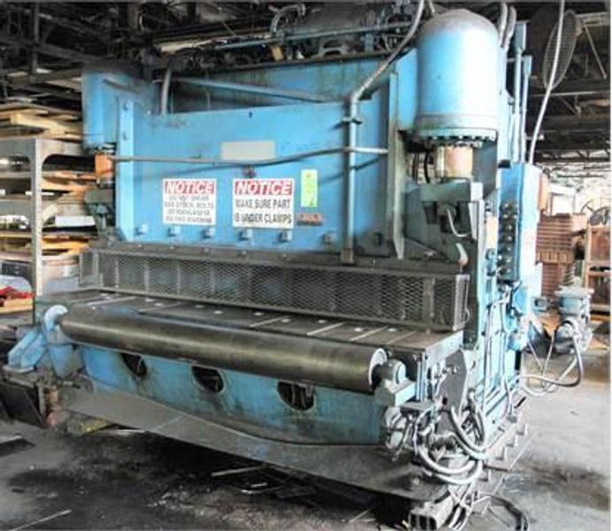 8' X 1/2' PACIFIC HYDRAULIC POWER SHEAR: STOCK 70412
