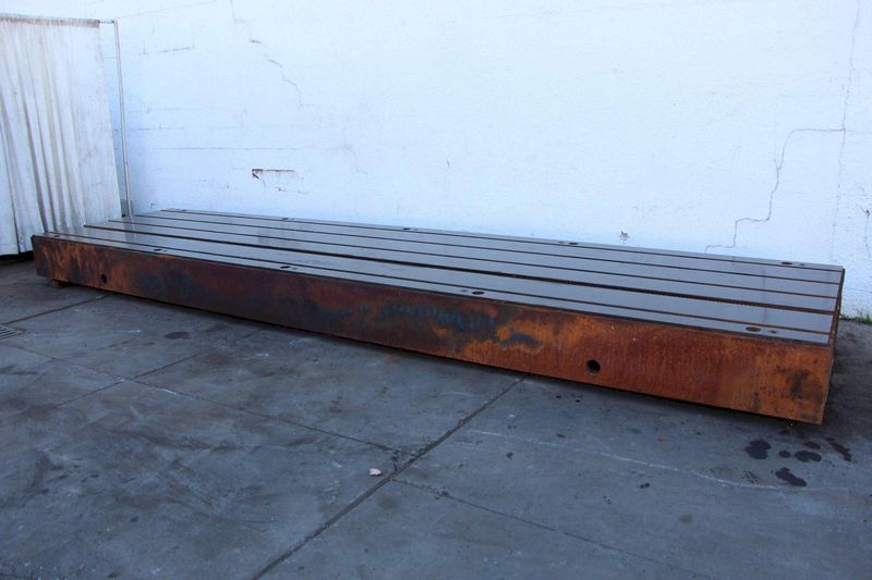 15' X 8' X 15" G & L T SLOTTED FLOOR PLATE: STOCK #71060