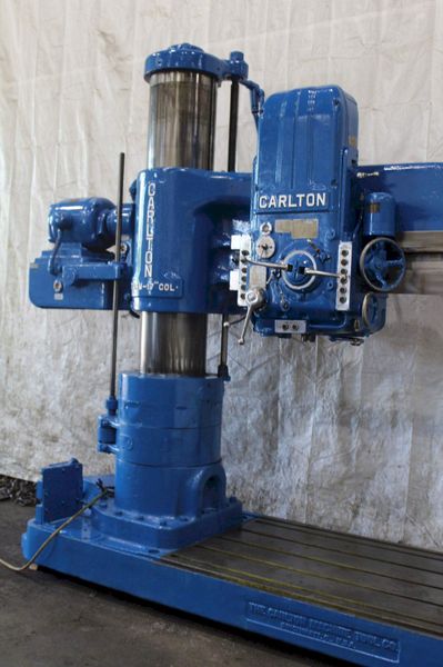 7' X 17" CARLTON RADIAL DRILL: STOCK #71609