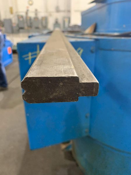 110' X 1/4' OPENING FEMALE BOTTOM PRESS BRAKE DIE: STOCK #71904