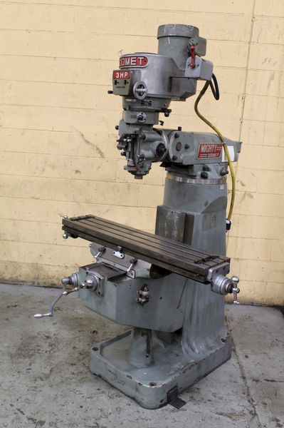 3 HP COMET RAM TYPE VERTICAL MILL: STOCK #72388