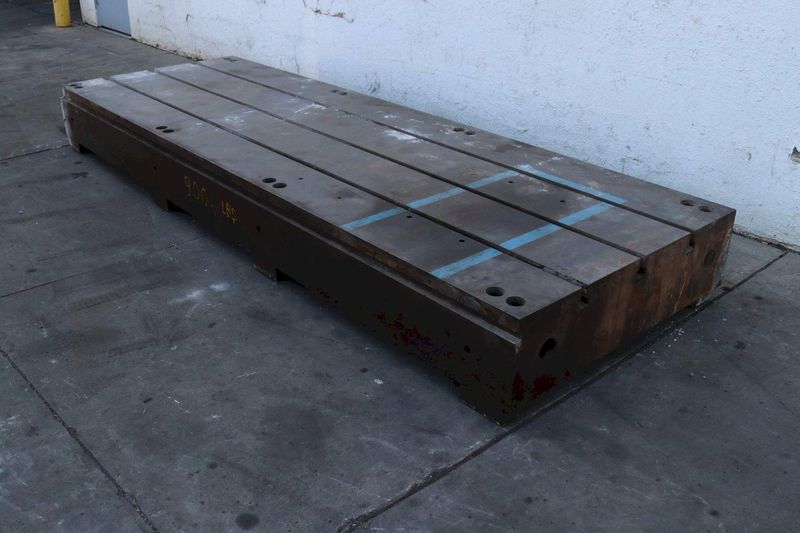 144' X 48' WIDE X 12-1/2' THICK T SLOTTED FLOOR PLATE; STOCK #73254