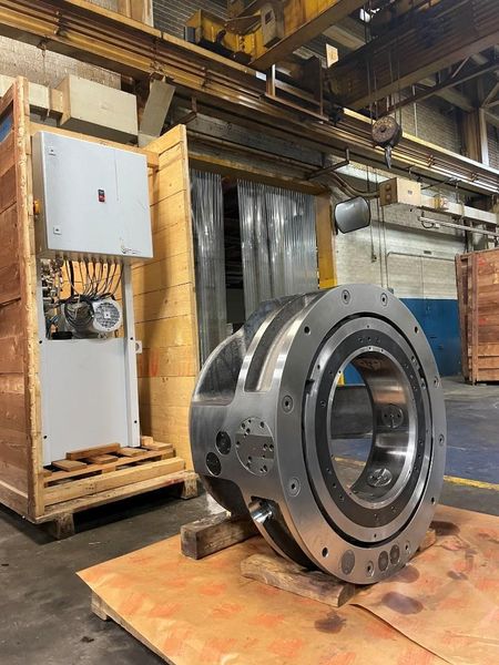 New, 34” Rohm Hydraulic Indexing Chuck with Hydraulic Power Unit