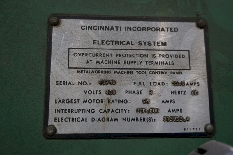 300 TON X 12' CINCINNATI HYRAULIC PRESS BRAKE: STOCK #73717