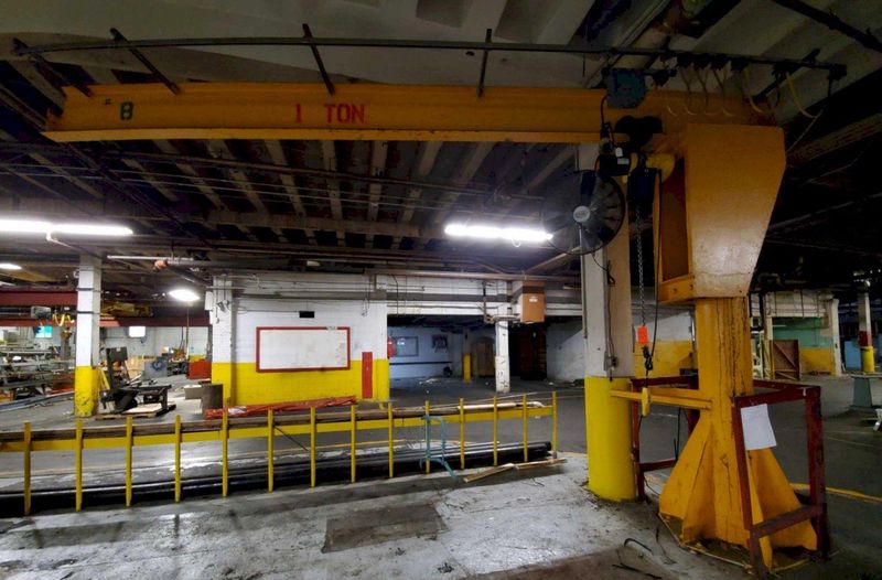 1 TON X 17' JIB CRANE STOCK #73734