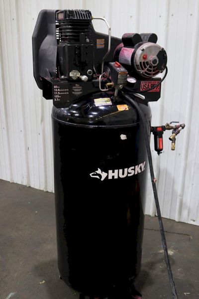 3.7 HP HUSKY AIR COMPRESSOR: STOCK #73111