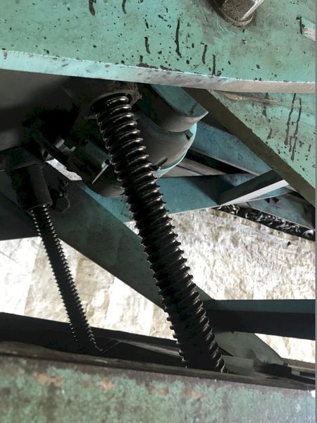 120 "X 48" ELECTRIC SCREW TYPE  SCISSORS LIFT TABLE: STOCK #73073
