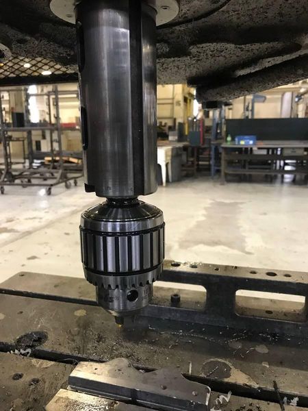 5' X 11' CARLTON RADIAL DRILL: STOCK #73051