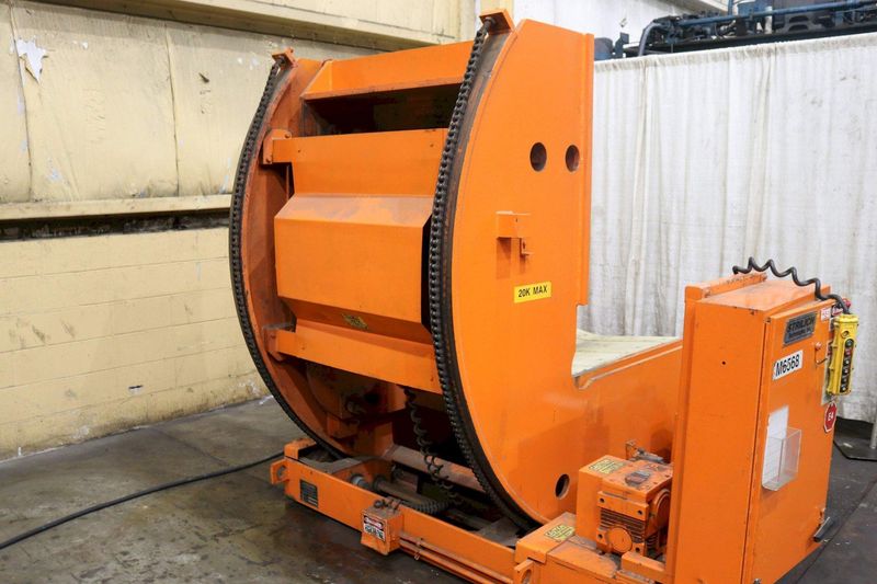 20,000 LBS STRILICH TRAVELING UPENDER WITH COIL CAR: STOCK #72763