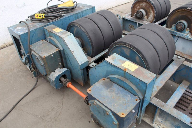 120 TON SET OF JOE FULLER TANK TURNING ROLL: STOCK #72277