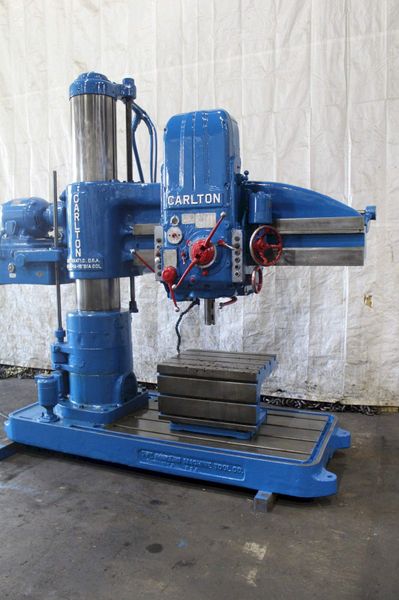5' X 15" CARLTON RADIAL DRILL: STOCK #72206