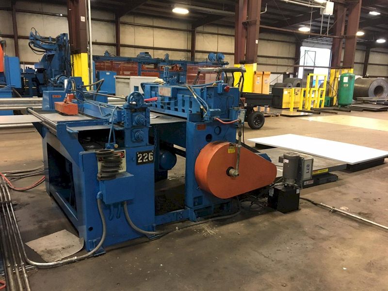 SECREST/PROGRESSIVE 48"-16 GA CUT TO LENGTH LINE SLEAR LINE WITH SLITTER: STOCK # 71599
