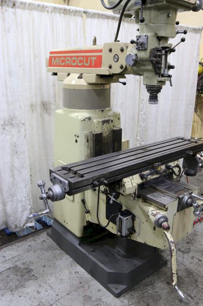 3 HP WILLIS MICROCUT MDL #1050 II VERTICAL MILL: STOCK #71228