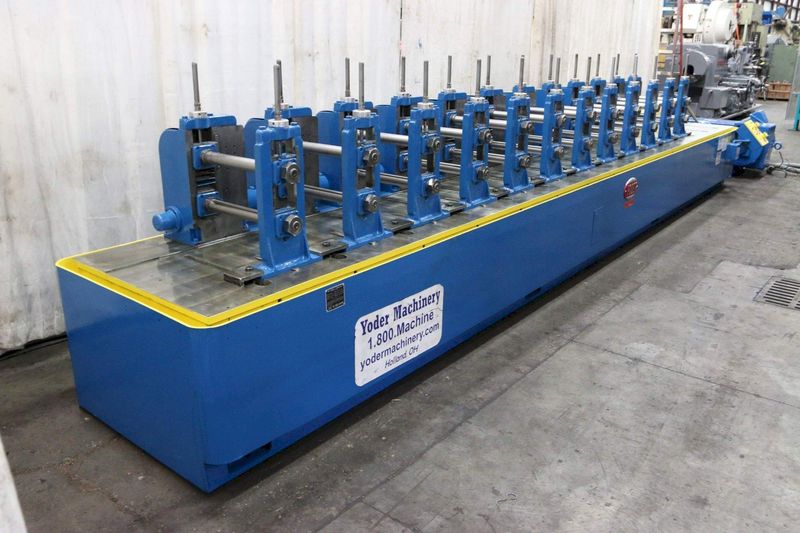 12 STAND X 2" YODER EXTRA HIGH VERTICAL ROLLFORMER: STOCK #67987