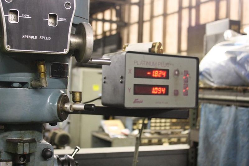 9" X 42" ENCO VERTICAL RAM TYPE MILL: STOCK #67505