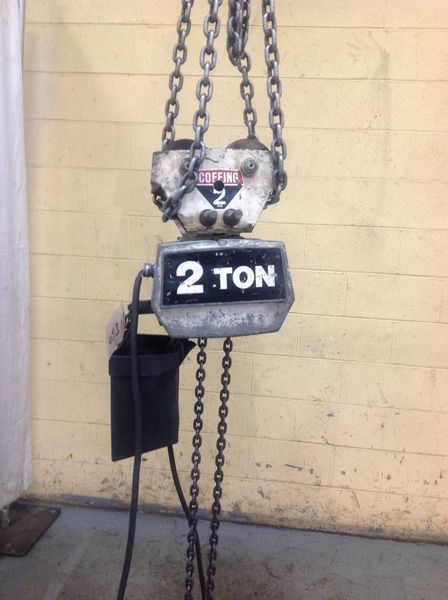 2 TON COFFING ELECTRIC CHAIN HOIST: STOCK 65317