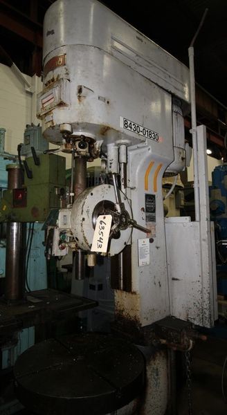 24" EDLUND MODEL #4F-12 SINGLE SPINDLE DRILL: STOCK #63543